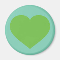 Corazón verde de primavera