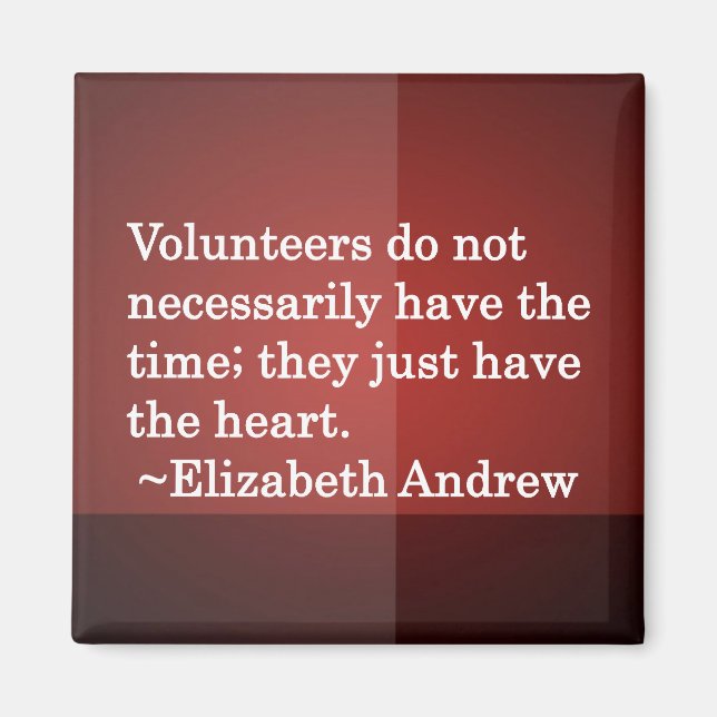 Imán Corazón voluntario (Frente)