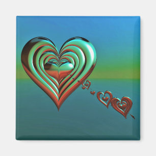 Imán Corazones altas del cielo