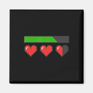 Imán Corazones cargados Como Un Videojuego Valentines G