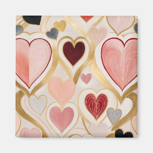 Imán Corazones de amor