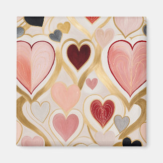 Imán Corazones de amor