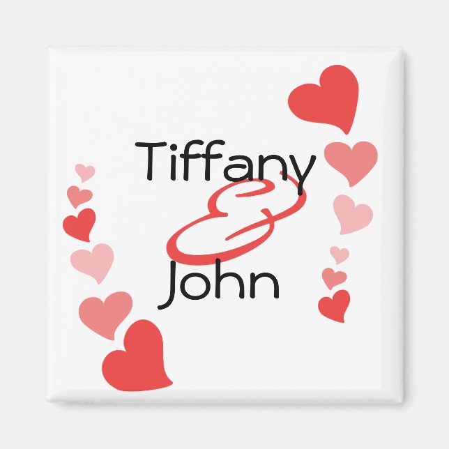 Imán Corazones de arte (Frente)