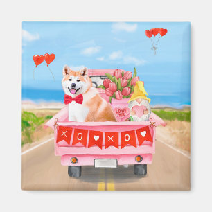 Imán Corazones de camiones El día de San Valentín de pe