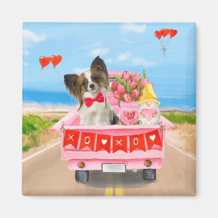 Imán Corazones de camiones El día de San Valentín Papil