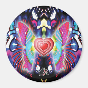 Imán Corazones de Glys