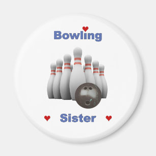 Imán Corazones de la hermana de los bolos