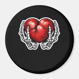 Imán Corazones de manos de esqueleto - Halloween lindo