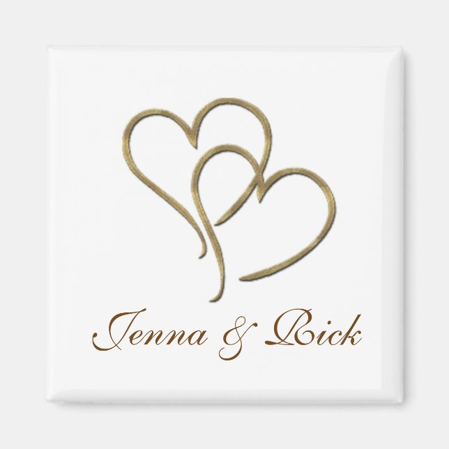 Imán Corazones de oro (Frente)