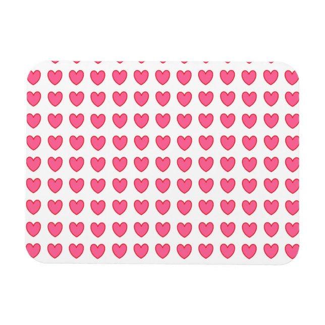 Imán Corazones de Polka (Horizontal)
