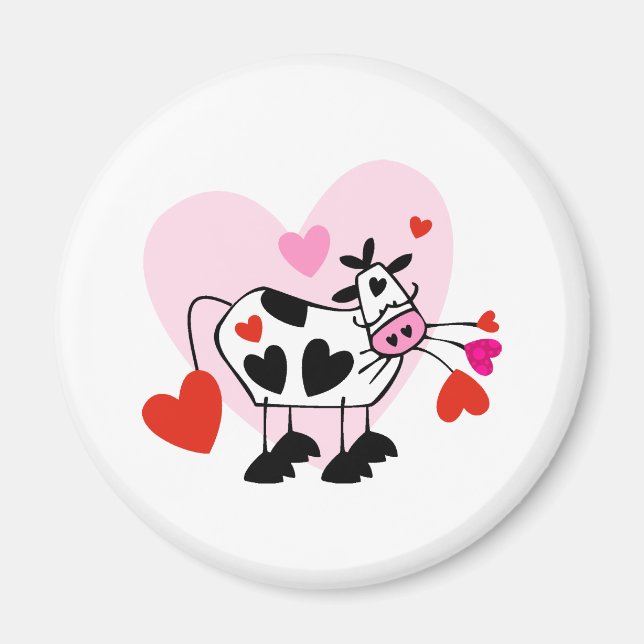 Imán Corazones de vaca (Frente)