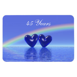 Imán Corazones de zafiro en 45 años