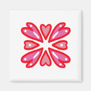 Imán Corazones día de San Valentín