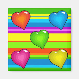 Imán Corazones enrrollados