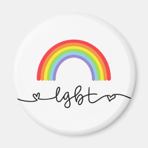 Imán Corazones LGBT y arrebatos de lluvia