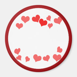 Imán Corazones pequeños - Añade tu mensaje