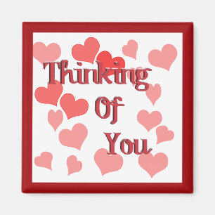 Imán Corazones pequeños pensando en ti