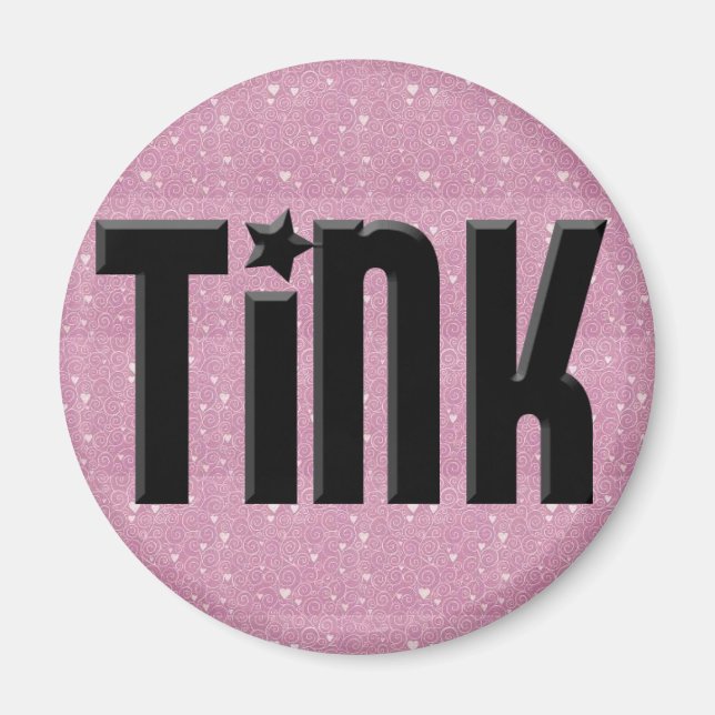 Imán - Corazones rosados (Frente)