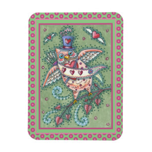 IMÁN CORAZONES SIMILARES N' CORAZONES CUPIDOS OWL VALEN