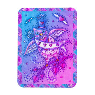 IMÁN CORAZONES SIMILARES N' CORAZONES CUPIDOS OWL VALEN