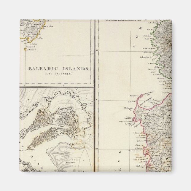 Imán Córcega, Cerdeña, Islas Baleares, La Valeta (Frente)