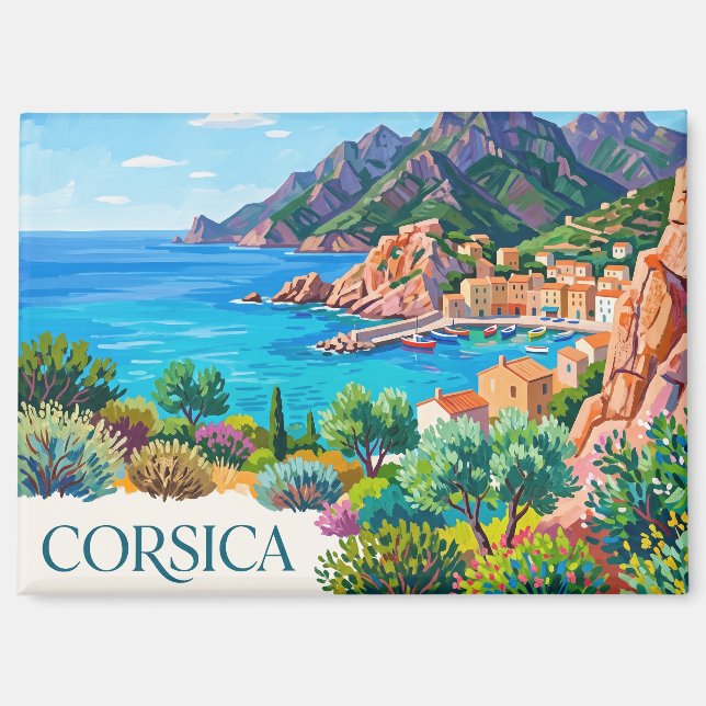 Imán Córcega Francia (Anverso)