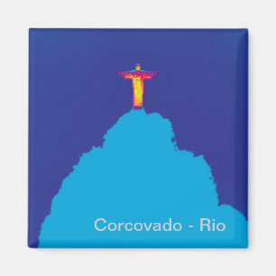 Imán Corcovado Río el Brasil