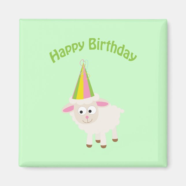 Imán Cordero feliz de cumpleaños (Frente)