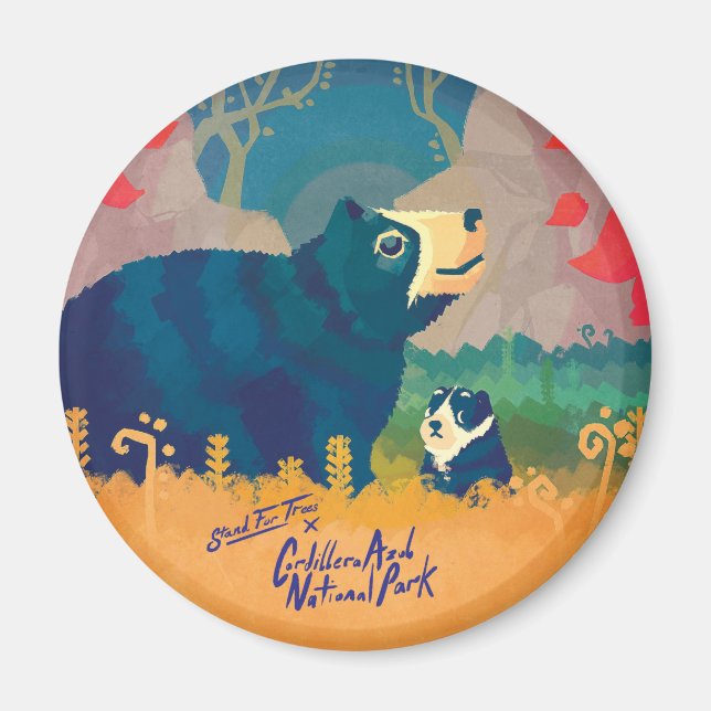 Imán Cordillera Azul Magnet (Frente)