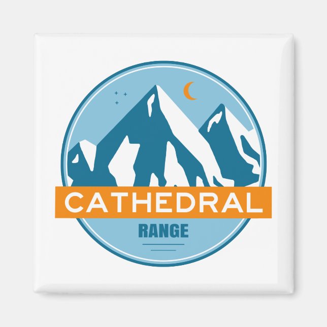 Imán Cordillera de Catedral de California (Frente)