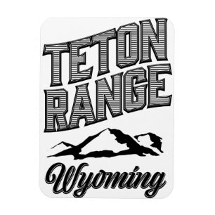 Imán Cordillera Teton, Wyoming