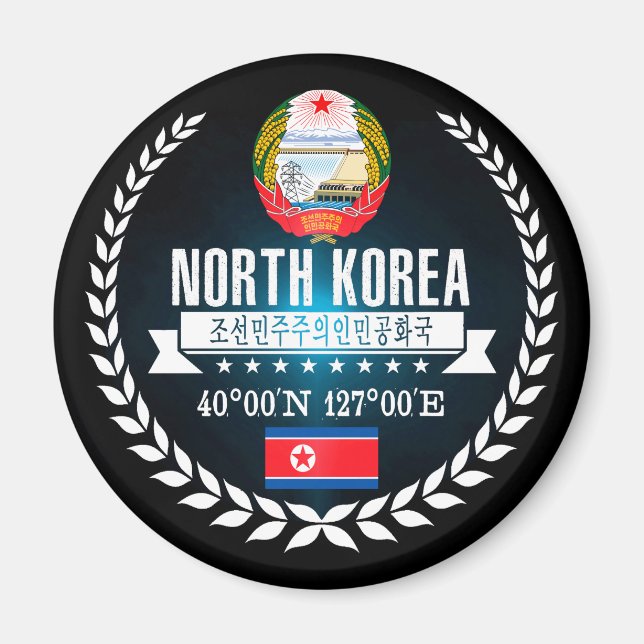 Imán Corea del Norte (Frente)