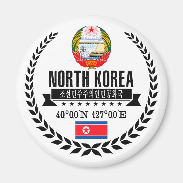 Imán Corea del Norte (Frente)