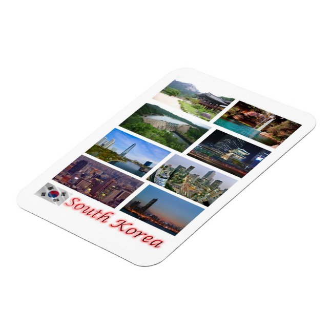 Imán Corea del Sur - Mosaico - Magnet (Lado Izquierdo)
