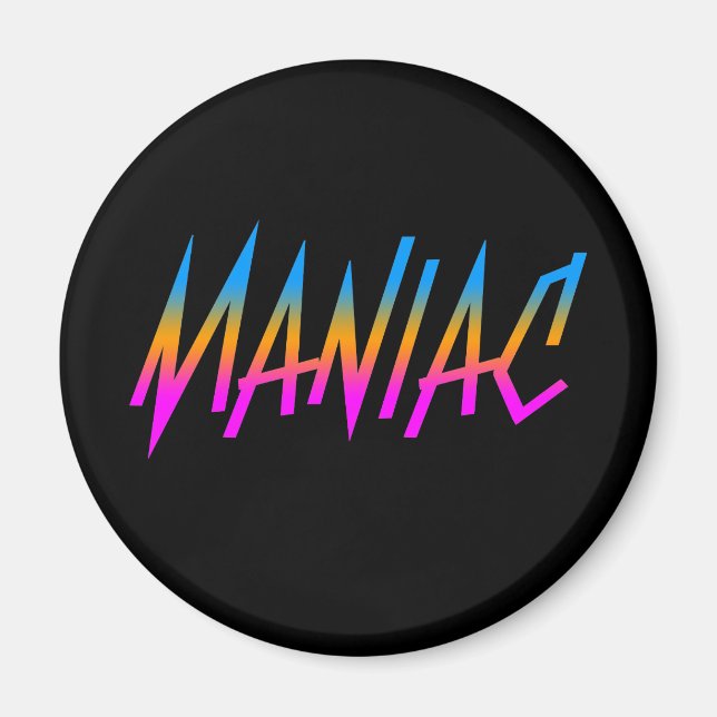 IMÁN COREY TIGER 1980 RETRO MANIAC (Frente)