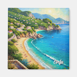 Imán Corfu Coastline Greece Travel