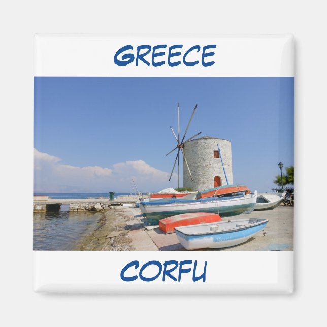 imán Corfu de Grecia (Frente)