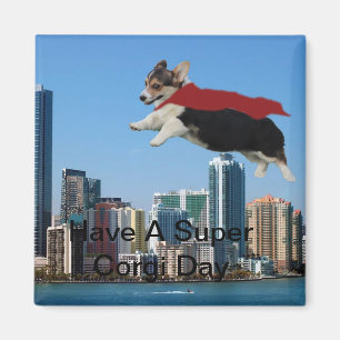 Imán corgi galés del pembroke