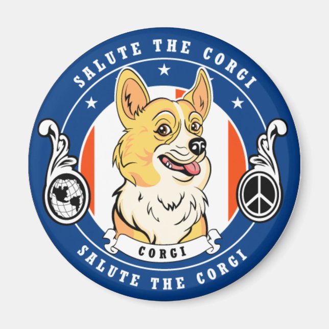 Imán Corgi Magnet (Frente)