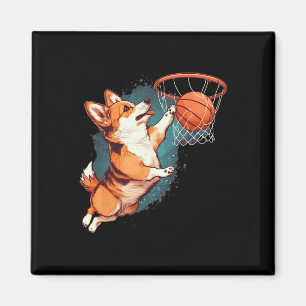 Imán Corgi Puppy Corgi Bysketbyll Para Mujeres Amantes