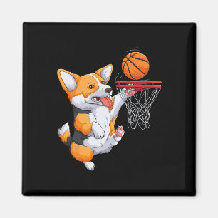 Imán Corgi Puppy Corgi Bysketbyll Para Mujeres Amantes