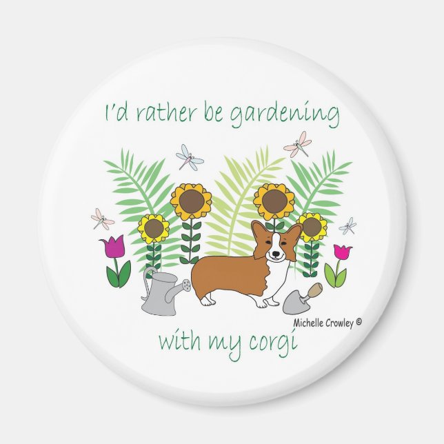 Imán CorgiTan (Frente)