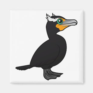 Imán Cormorant Birdorable de doble cresta