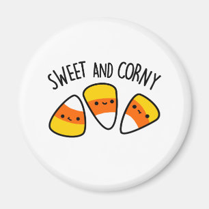 Imán Corn Kernels Pun Dulce Y Corny Gracioso