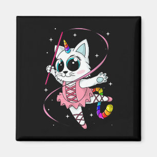 Imán Corn Kittycorn de gato unicornio Cute Kitty Rainbo