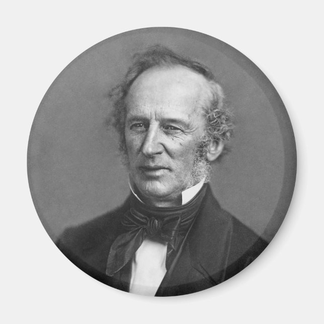 Imán Cornelius Vanderbilt Daguerreoype Portrait (Frente)