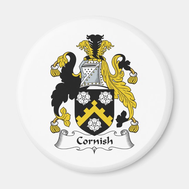 Imán Cornish Family Crest (Frente)