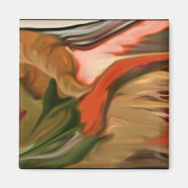 Imán Cornucopia Abstract Art