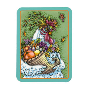 IMÁN CORNUCOPIA HEN, GRACIAS AL POLLO CAÍDO HARVEST