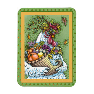 IMÁN CORNUCOPIA HEN, GRACIAS AL POLLO CAÍDO HARVEST